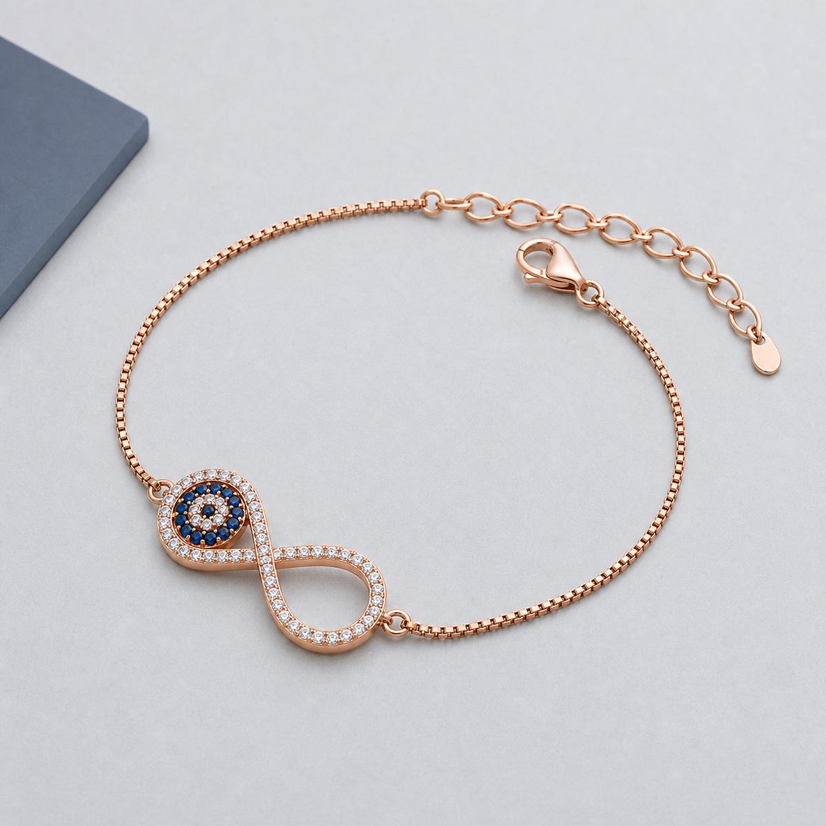 Rose Gold Iris Infinity Bracelet product image 5