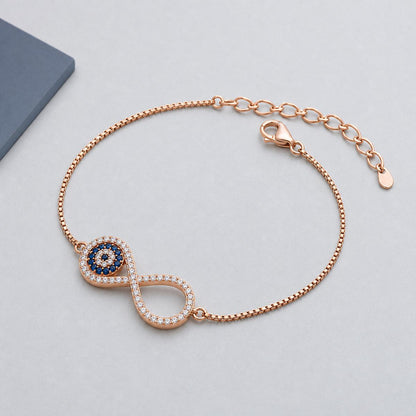 Rose Gold Iris Infinity Bracelet product image 5