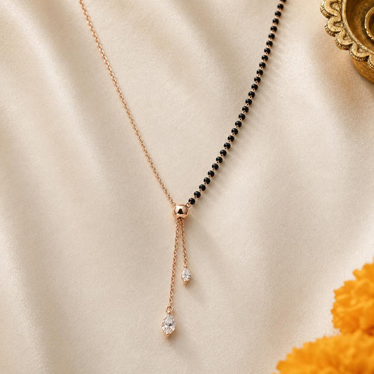 Rose Gold Lariat Spark Mangalsutra product image 2