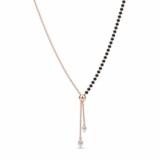 Rose Gold Lariat Spark Mangalsutra product image 1