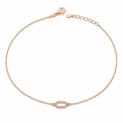 Rose Gold Lumiere Link Anklet product image 1