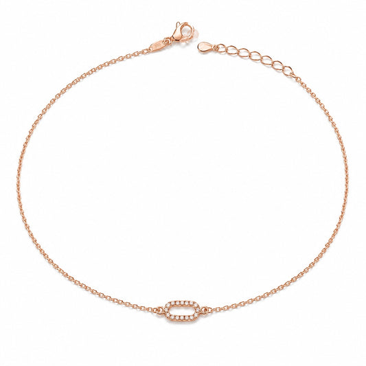 Rose Gold Lumiere Link Anklet product image 1