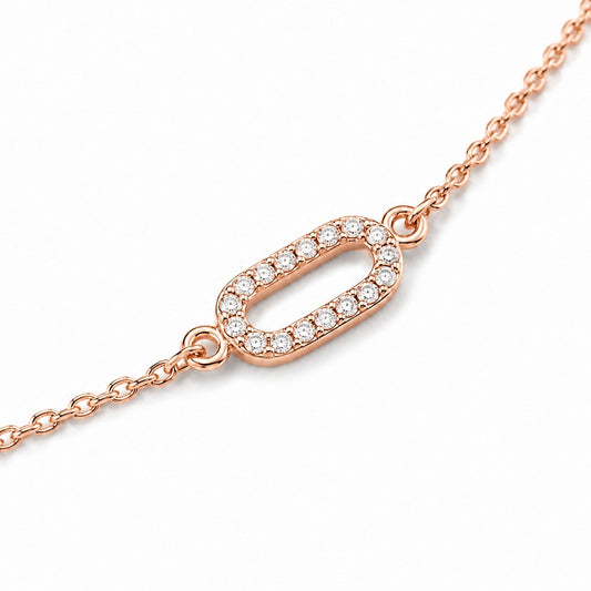 Rose Gold Lumiere Link Anklet product image 2