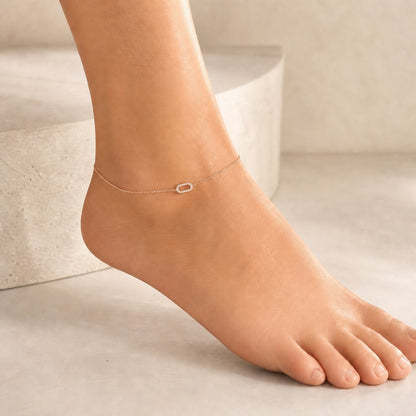 Rose Gold Lumiere Link Anklet product image 4