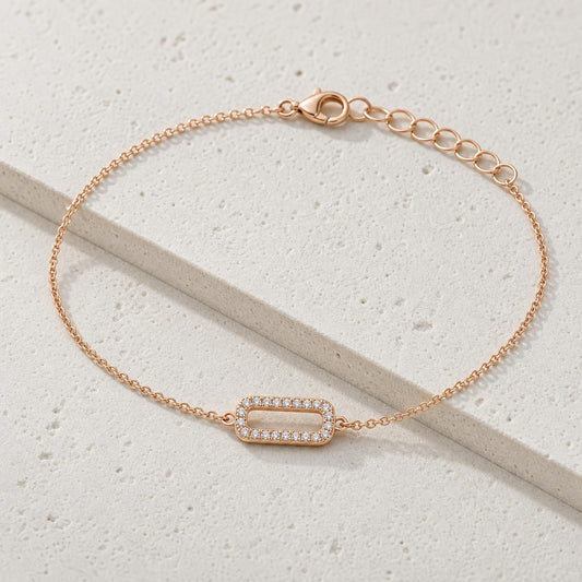 Rose Gold Lumiere Link Anklet product image 3