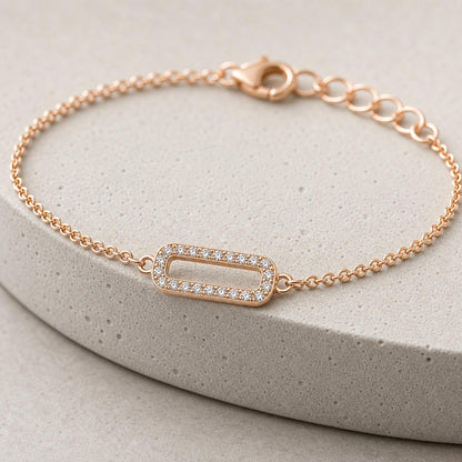 Rose Gold Lumiere Link Anklet product image 4