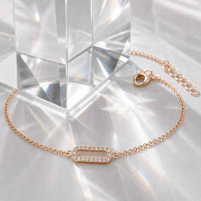 Rose Gold Lumiere Link Anklet product image 7
