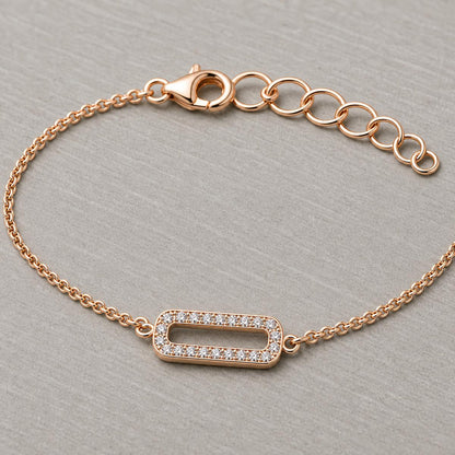 Rose Gold Lumiere Link Anklet product image 10