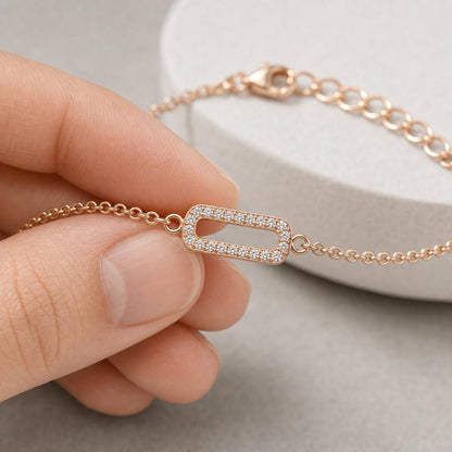 Rose Gold Lumiere Link Anklet product image 11