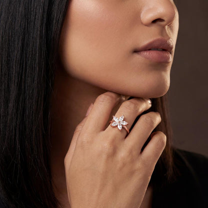 Rose Gold Luna Petal Ring product image 5