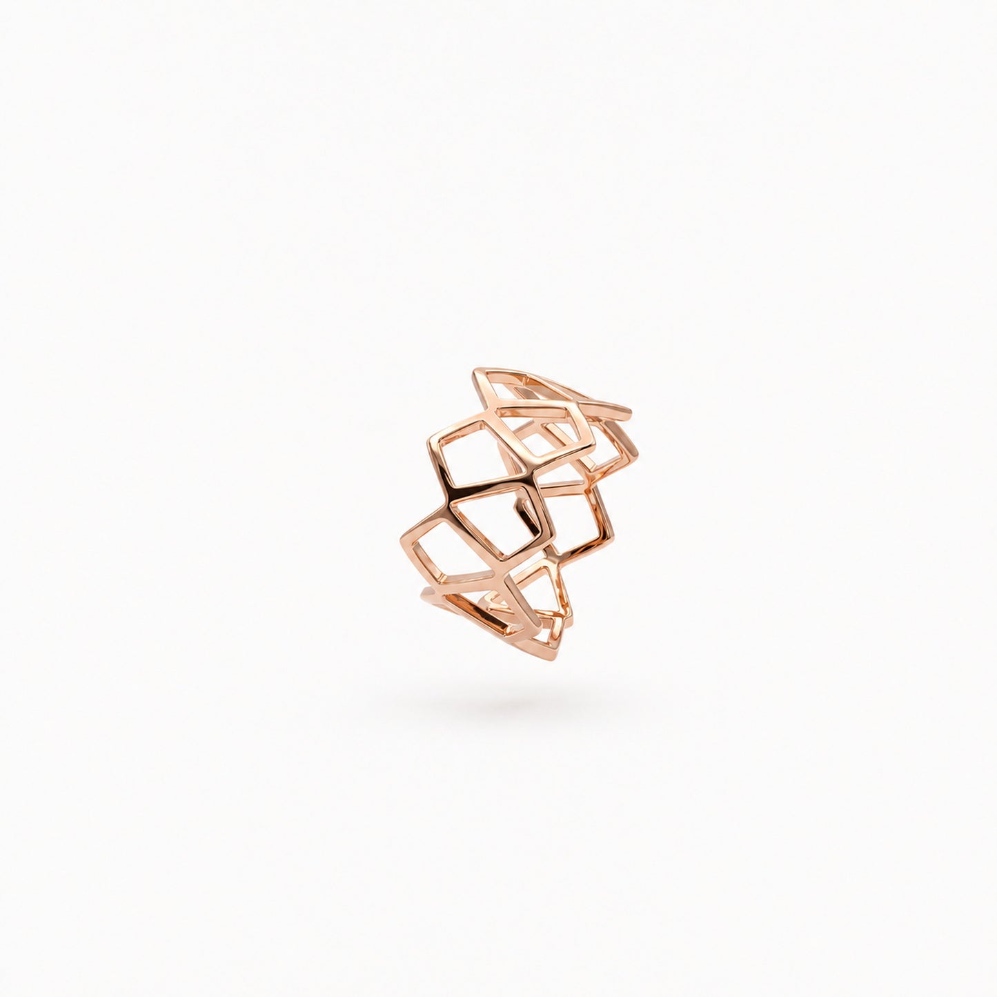 Rose Gold Mesh Ring product image 2