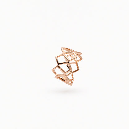 Rose Gold Mesh Ring product image 2