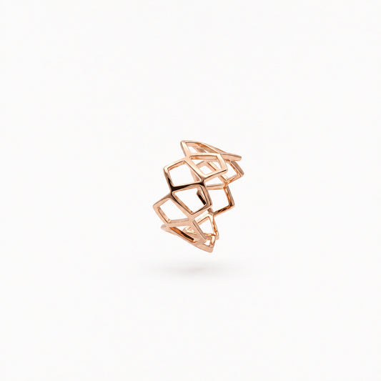 Rose Gold Mesh Ring product image 2