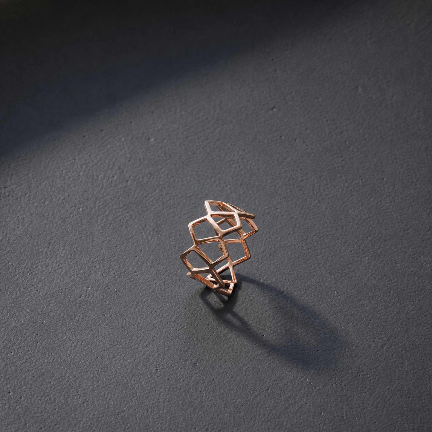 Rose Gold Mesh Ring product image 6