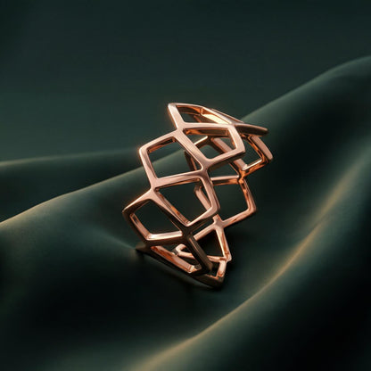 Rose Gold Mesh Ring product image 3