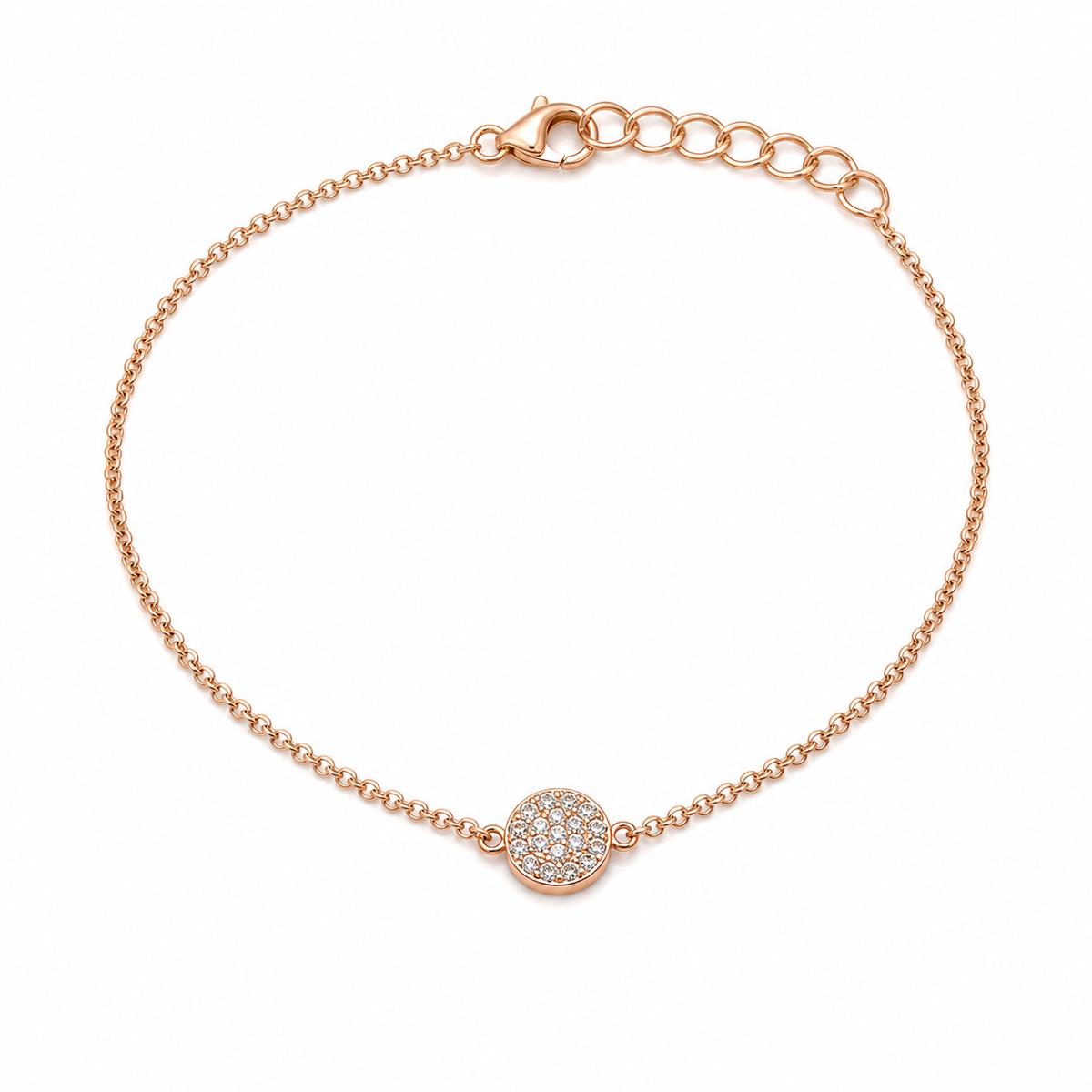 Rose Gold Moonlit Disc Anklet product image 2
