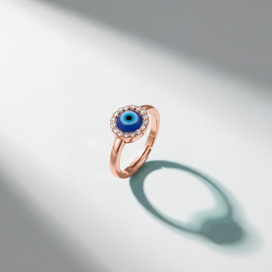 Rose Gold Adjustable Nazar Ring product image 2