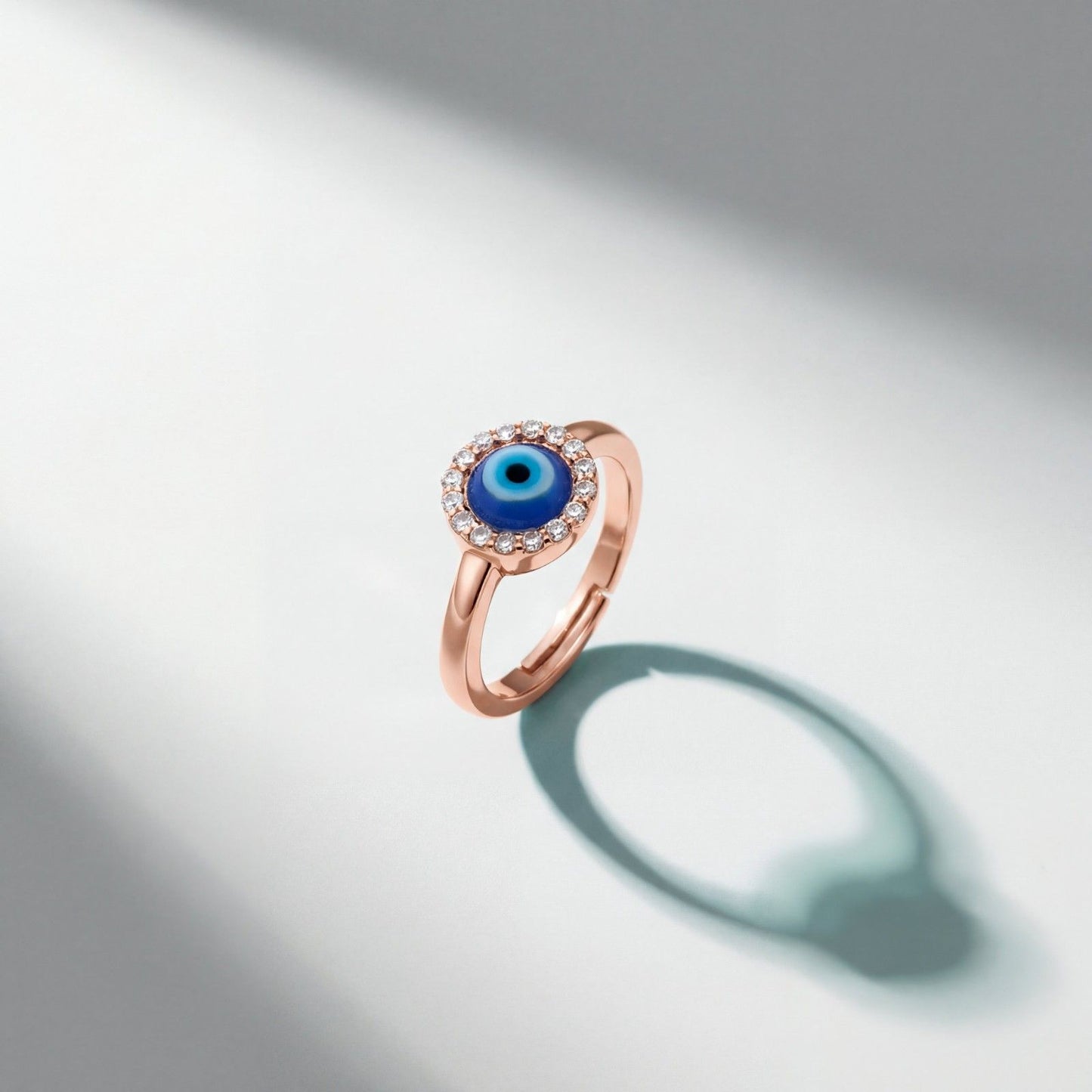 Rose Gold Adjustable Nazar Ring product image 2