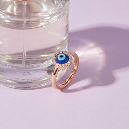 Rose Gold Adjustable Nazar Ring product image 3