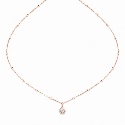 Rose Gold Noir Orbit Pendant product image 1