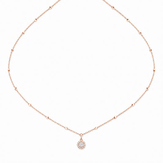 Rose Gold Noir Orbit Pendant product image 1