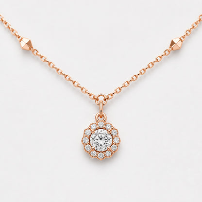 Rose Gold Noir Orbit Pendant product image 5