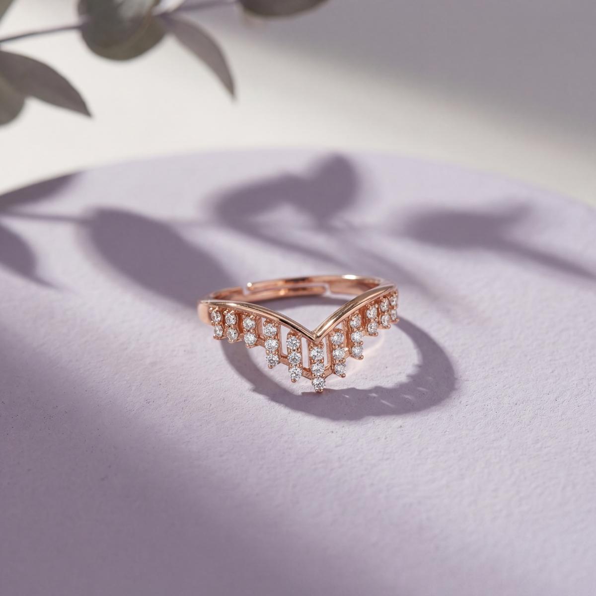 Rose Gold Adjustable Nova Ring product image 3