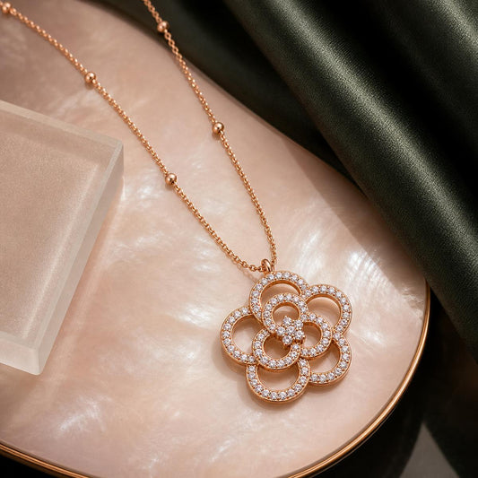 Rose Gold Oria Bloom Pendant product image 2