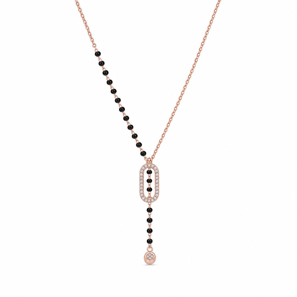 Rose Gold Oval Cascade Mangalsutra product image 1