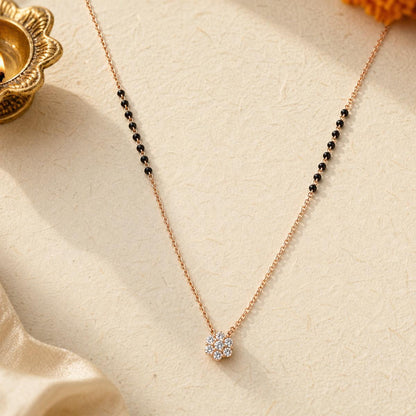 Rose Gold Petal Spark Mangalsutra product image 5