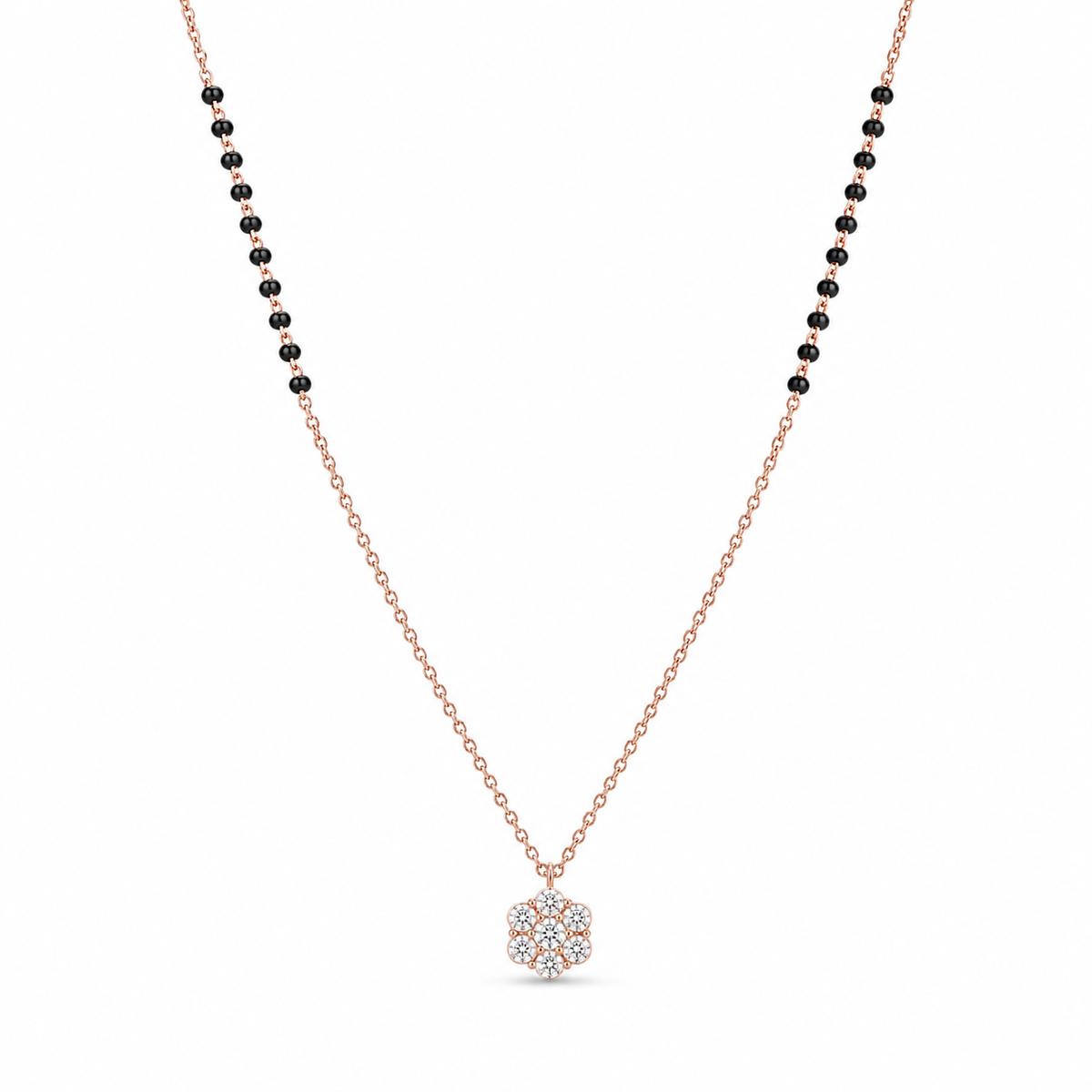 Rose Gold Petal Spark Mangalsutra product image 1