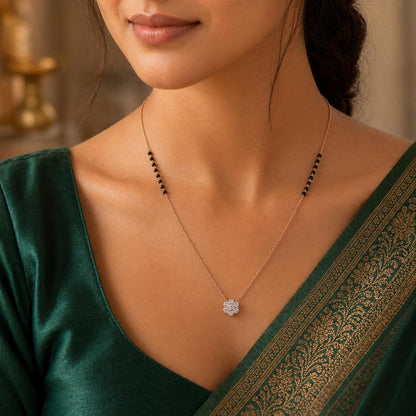 Rose Gold Petal Spark Mangalsutra product image 3