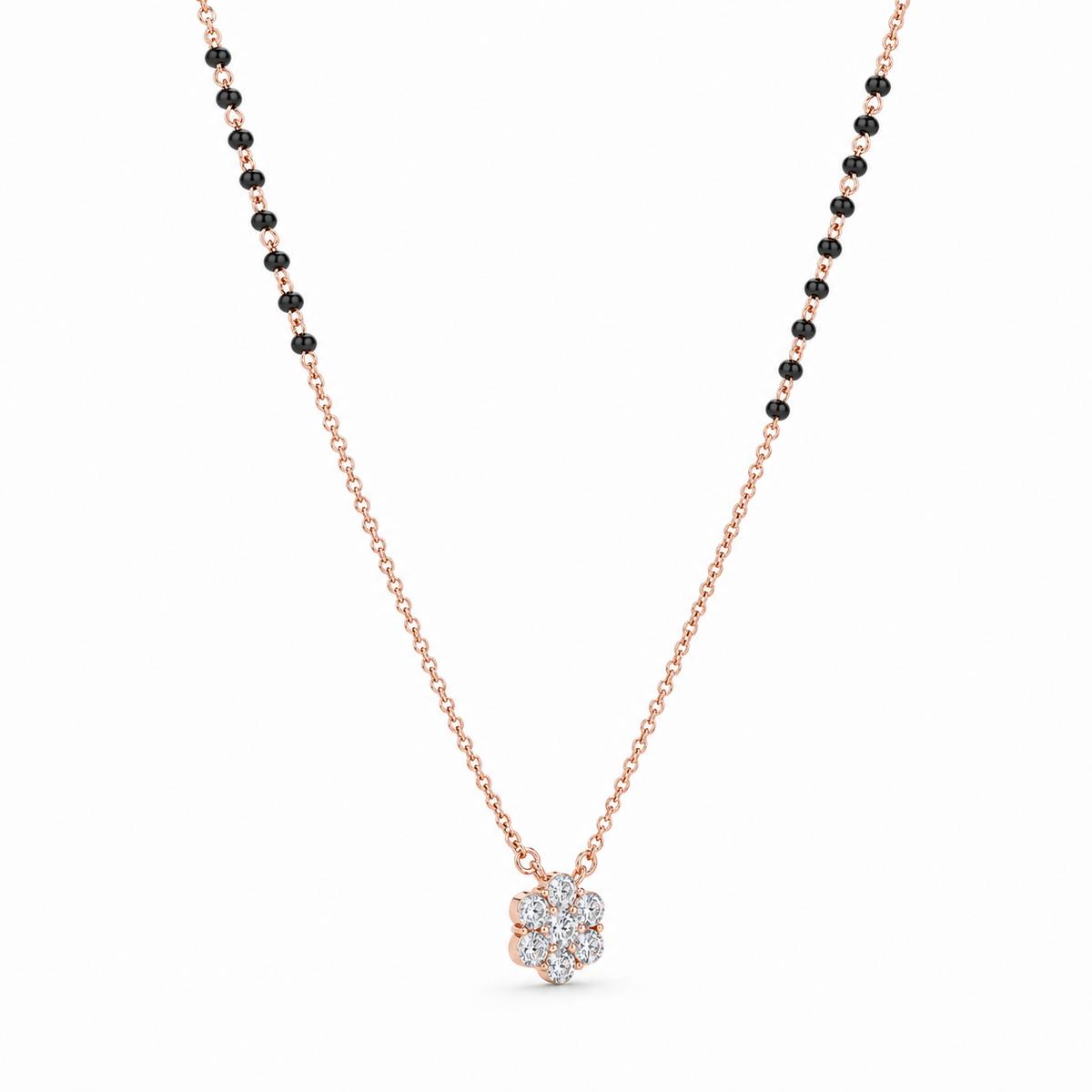 Rose Gold Petal Spark Mangalsutra product image 2