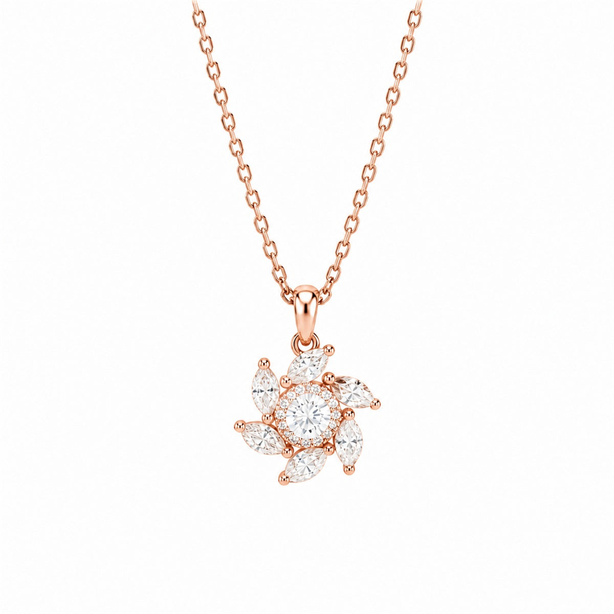 Rose Gold Sea Turtle Charm Pendant product image 1