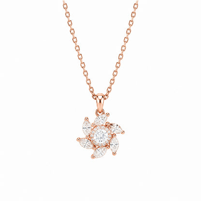Rose Gold Sea Turtle Charm Pendant product image 1