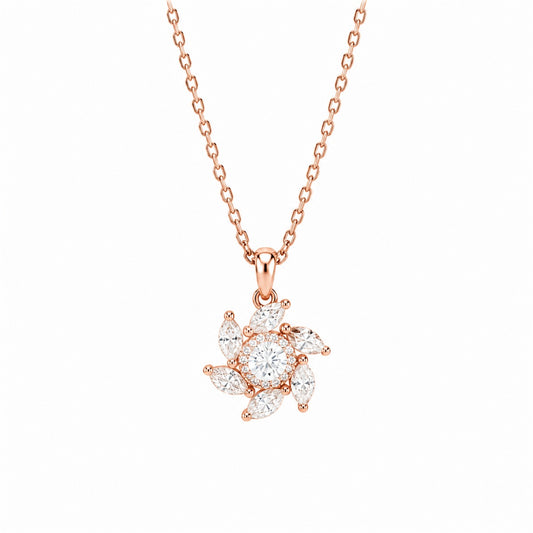 Rose Gold Sea Turtle Charm Pendant product image 1