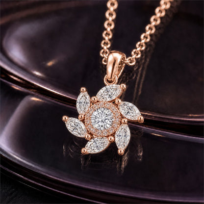Rose Gold Sea Turtle Charm Pendant product image 4