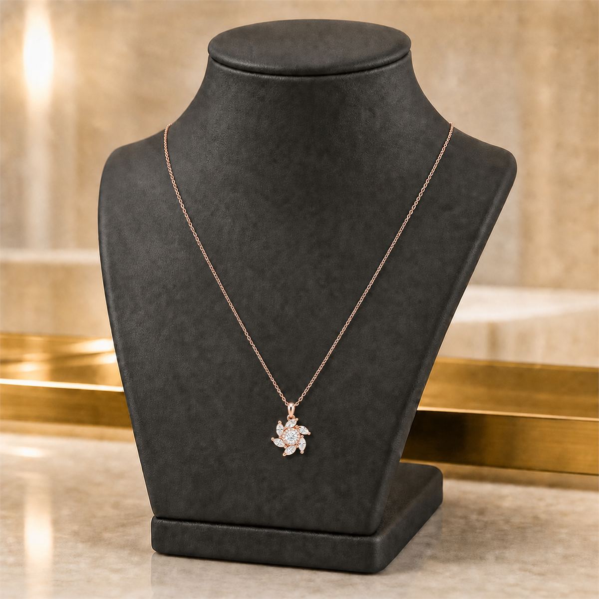 Rose Gold Sea Turtle Charm Pendant product image 6