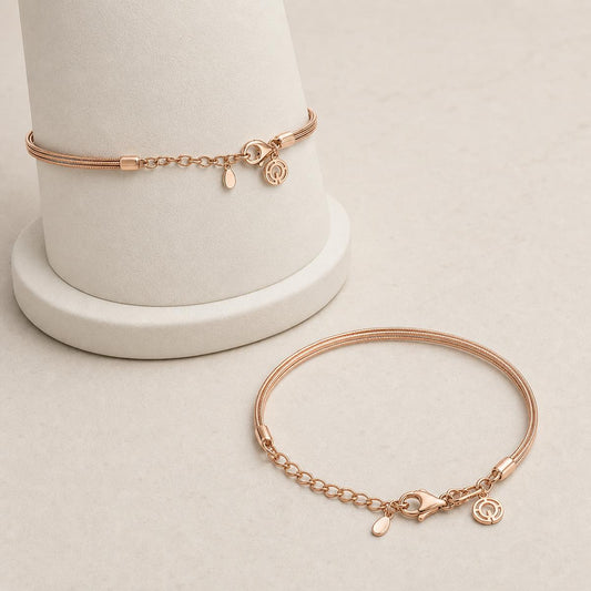 Rose Gold Serena Coil Bracelet product image 2