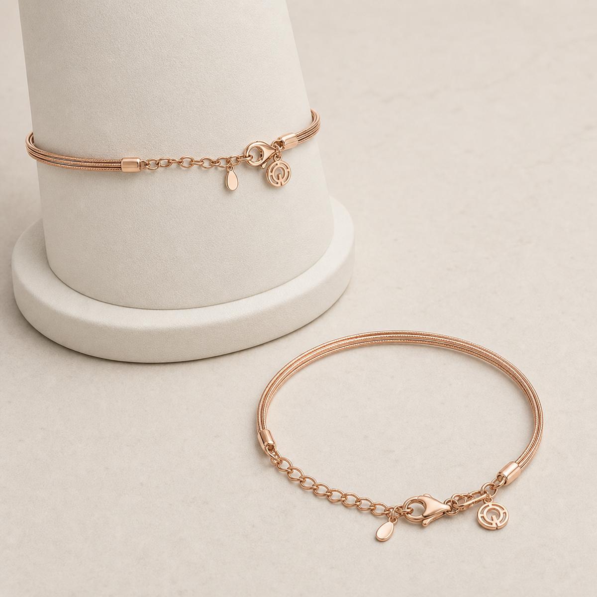 Rose Gold Serena Coil Bracelet product image 6