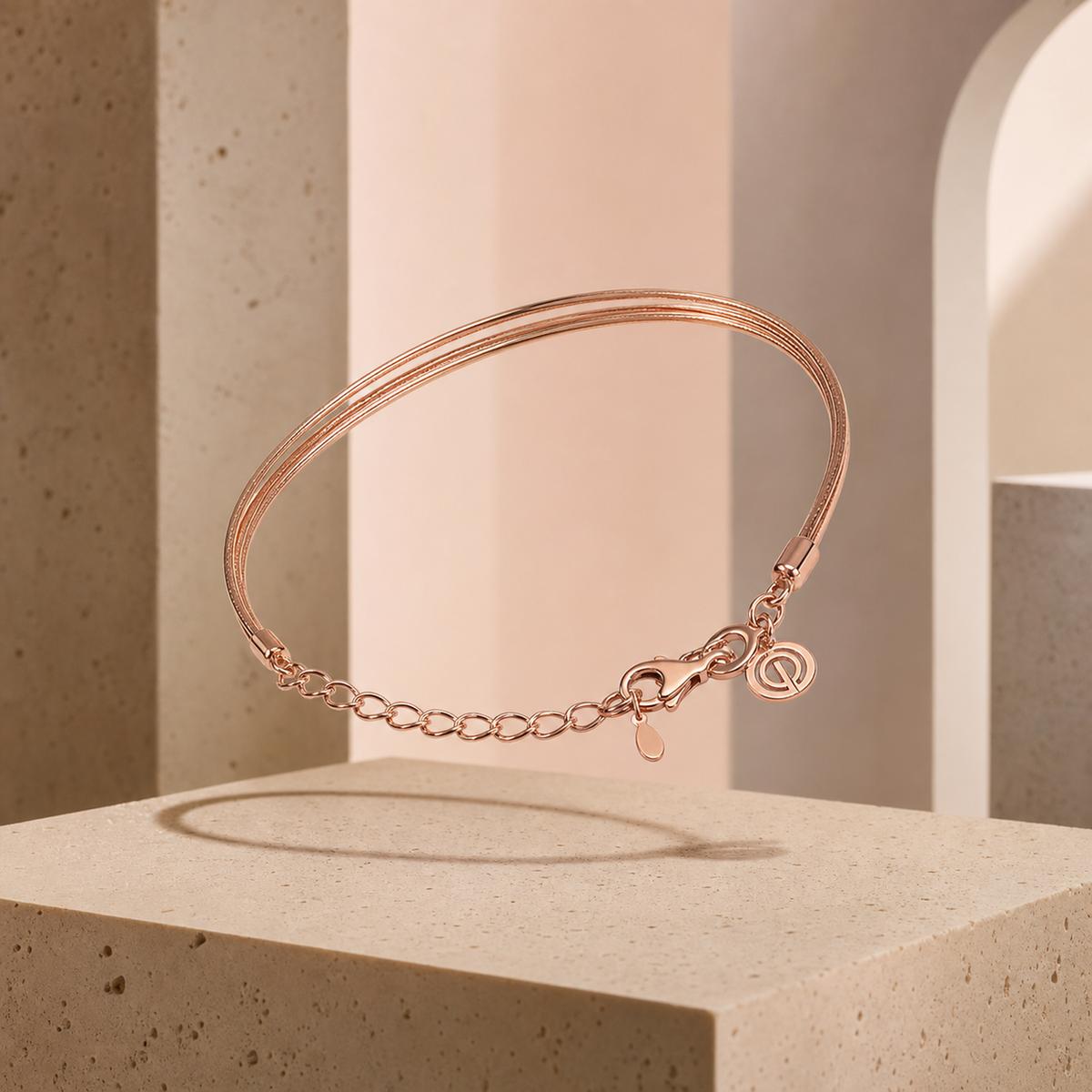 Rose Gold Serena Coil Bracelet product image 5