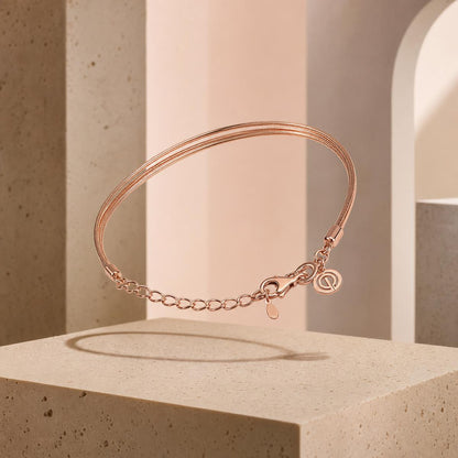 Rose Gold Serena Coil Bracelet product image 5