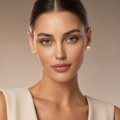 Rose Gold Solara Halo Earrings product image 8