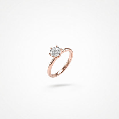 Rose Gold Solitaire Shine Ring product image 6