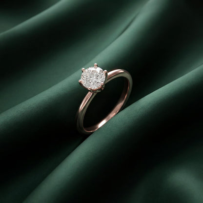Rose Gold Solitaire Shine Ring product image 2