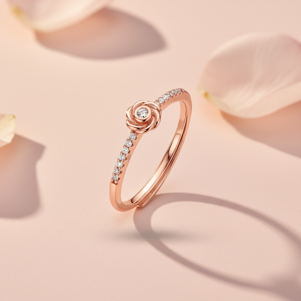Rose Gold Swirl Ring product image 2