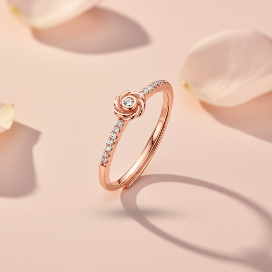 Rose Gold Swirl Ring product image 2