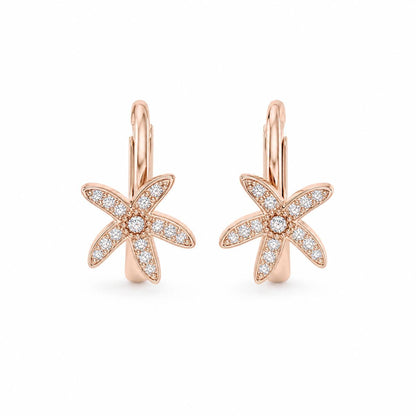 Rose Gold Tara Star Bloom Earrings product image 1