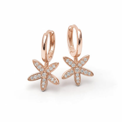 Rose Gold Tara Star Bloom Earrings product image 2