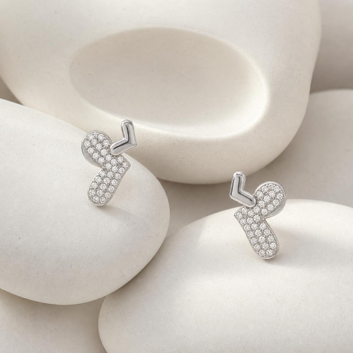 Silver Aira Elephant Earrings product image 4